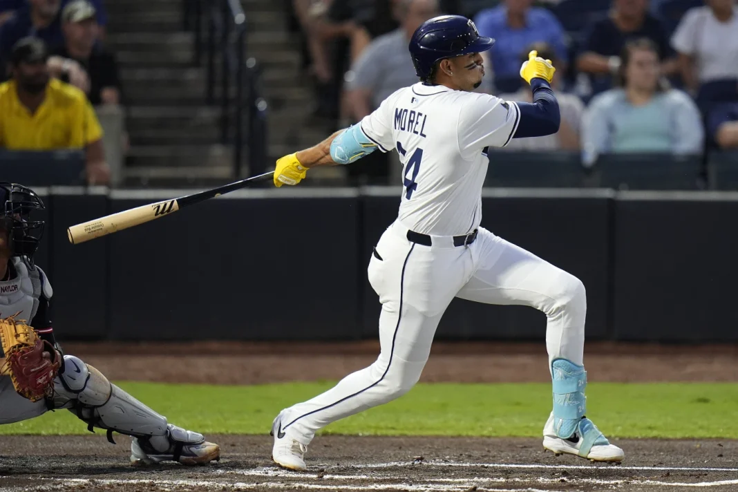 morel-dio-3-hits:-rays-vencen-a-los-guardians-4-2-y-extienden-su-racha-ganadora-a-7-juegos