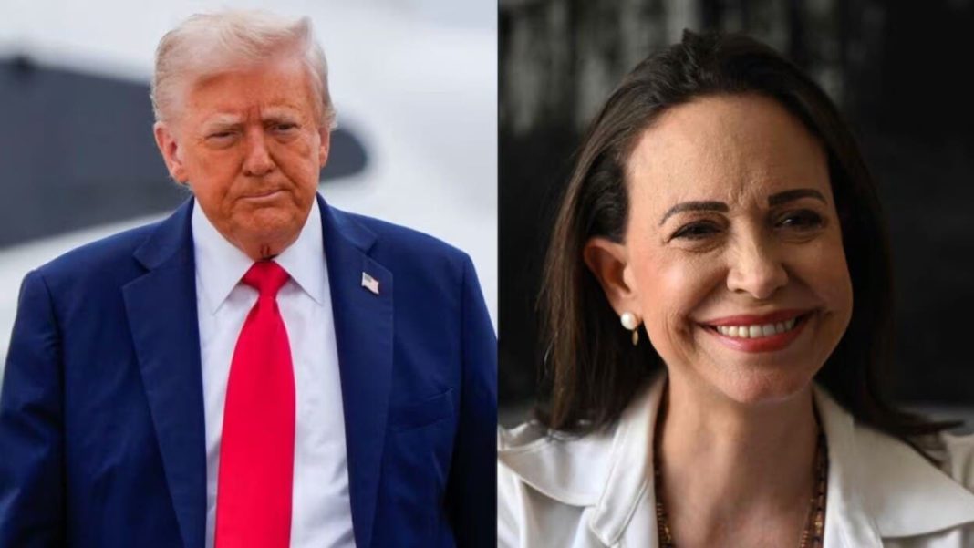 trump-dice-que-maria-corina-machado-fue-«muy-amable»-al-dedicarle-el-nobel-de-la-paz