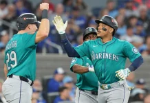 Rodríguez, Polanco y Naylor la sacaron. Marineros se adelantan 2-0, vencen 10-3 a Toronto. rodriguez,-polanco-y-naylor-la-sacaron-marineros-se-adelantan-2-0,-vencen-10-3-a-toronto.