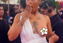 Tokischa acapara miradas en la alfombra roja con look revelador tokischa-acapara-miradas-en-la-alfombra-roja-con-look-revelador