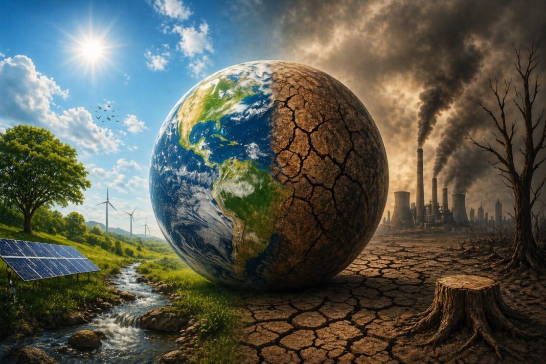 dia-de-la-tierra:-el-planeta-enfrenta-mas-calor,-contaminacion-y-eventos-extremos