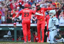 Stewart impulsa a los Rojos, Harper rescata a Filis y Dodgers frenan racha de Cubs stewart-impulsa-a-los-rojos,-harper-rescata-a-filis-y-dodgers-frenan-racha-de-cubs